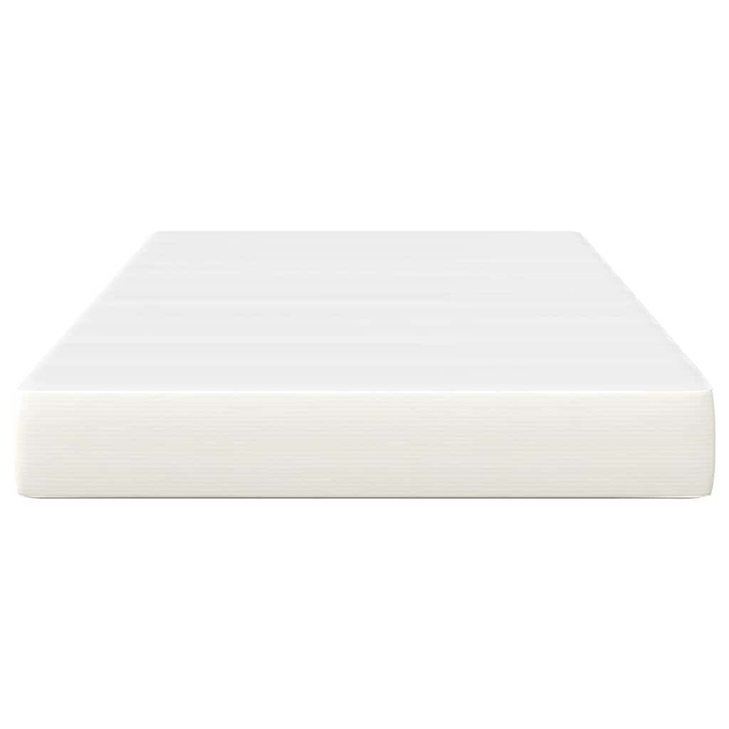 Bedmatras met matras Crème 120 x 190 cm Stof