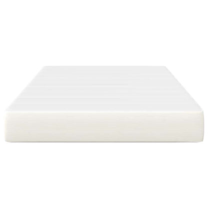Bedmatras met matras Crème 120 x 190 cm Stof