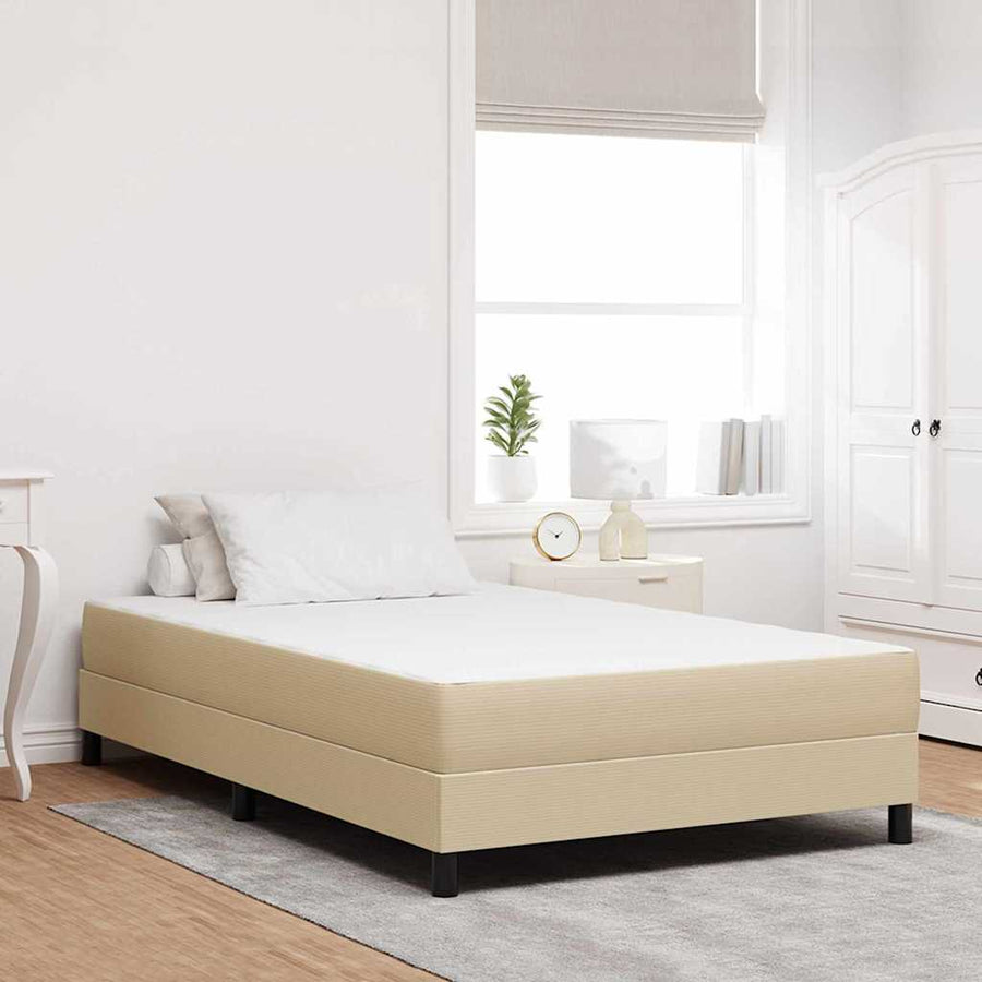 Bedmatras met matras Saliegroen 120 x 190 cm Stof