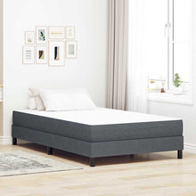 Bedmatras met matras Grijs 120 x 200 cm Stof