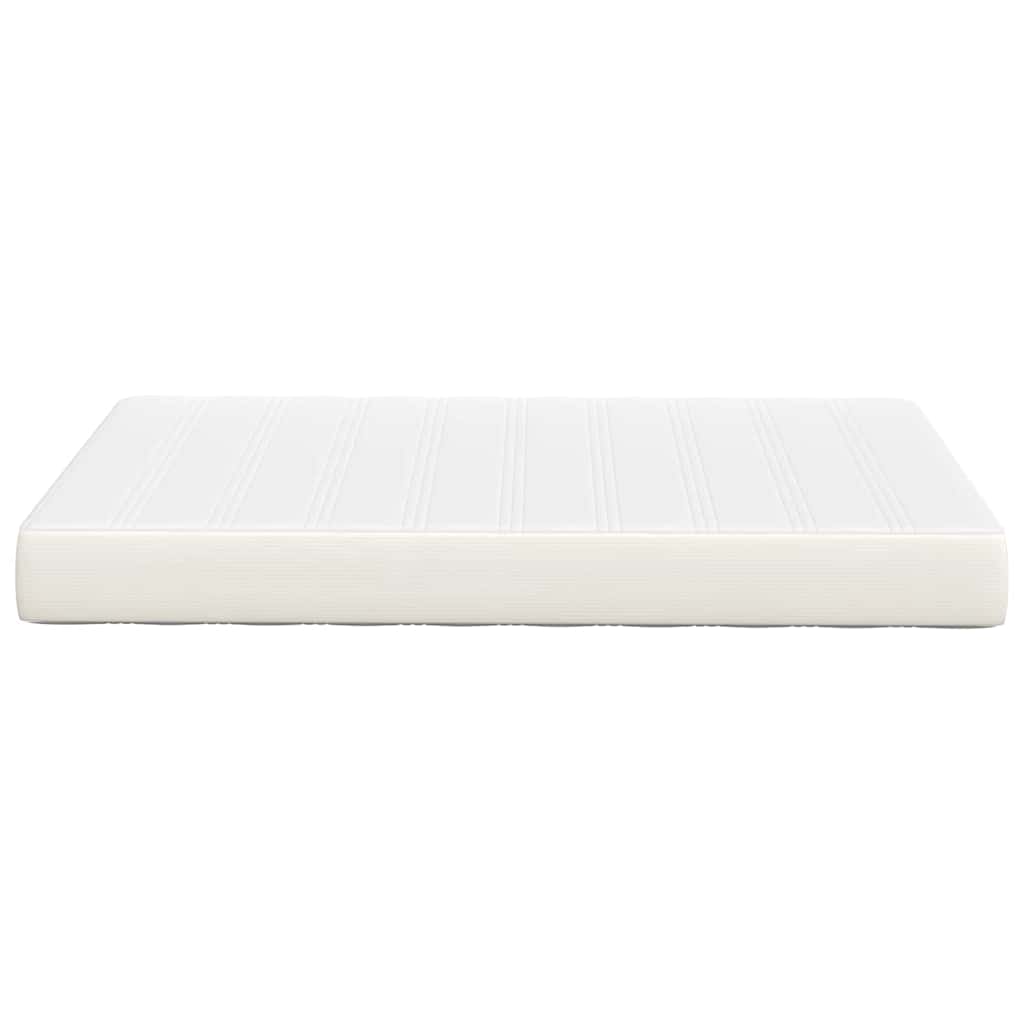 Bedmatras met matras Crème 120 x 200 cm Stof