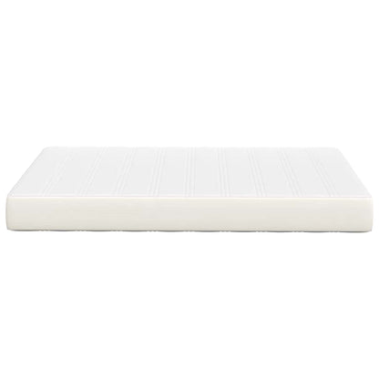 Bedmatras met matras Crème 120 x 200 cm Stof