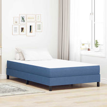 Bedmatras met matras Blauw 120 x 200 cm Stof