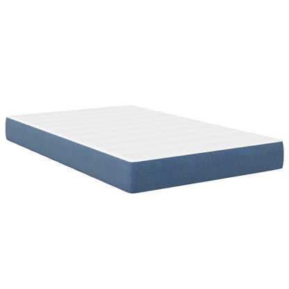 Bedmatras met matras Blauw 120 x 200 cm Stof