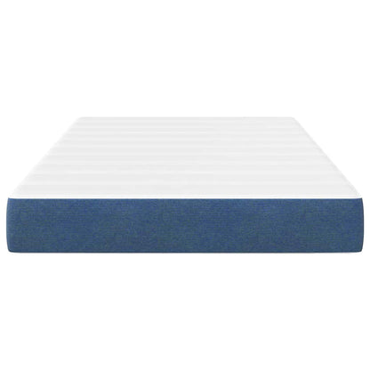 Bedmatras met matras Blauw 120 x 200 cm Stof