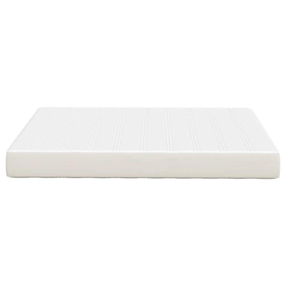 Bedmatras met matras Crème 140 x 190 cm Stof
