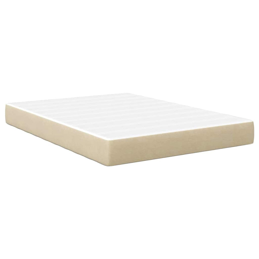 Bedmatras met matras Saliegroen 140 x 190 cm Stof