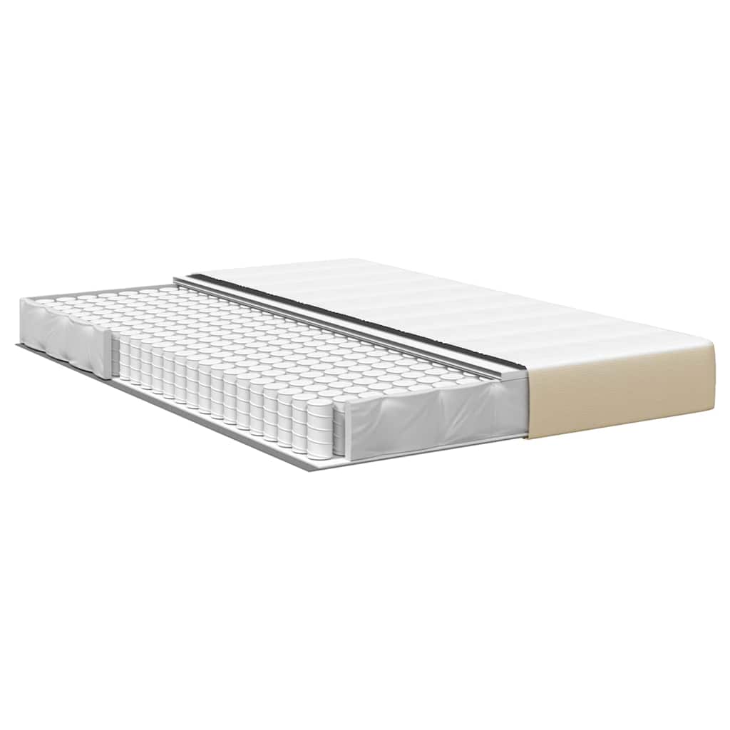 Bedmatras met matras Saliegroen 140 x 190 cm Stof