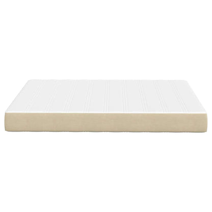 Bedmatras met matras Saliegroen 140 x 190 cm Stof