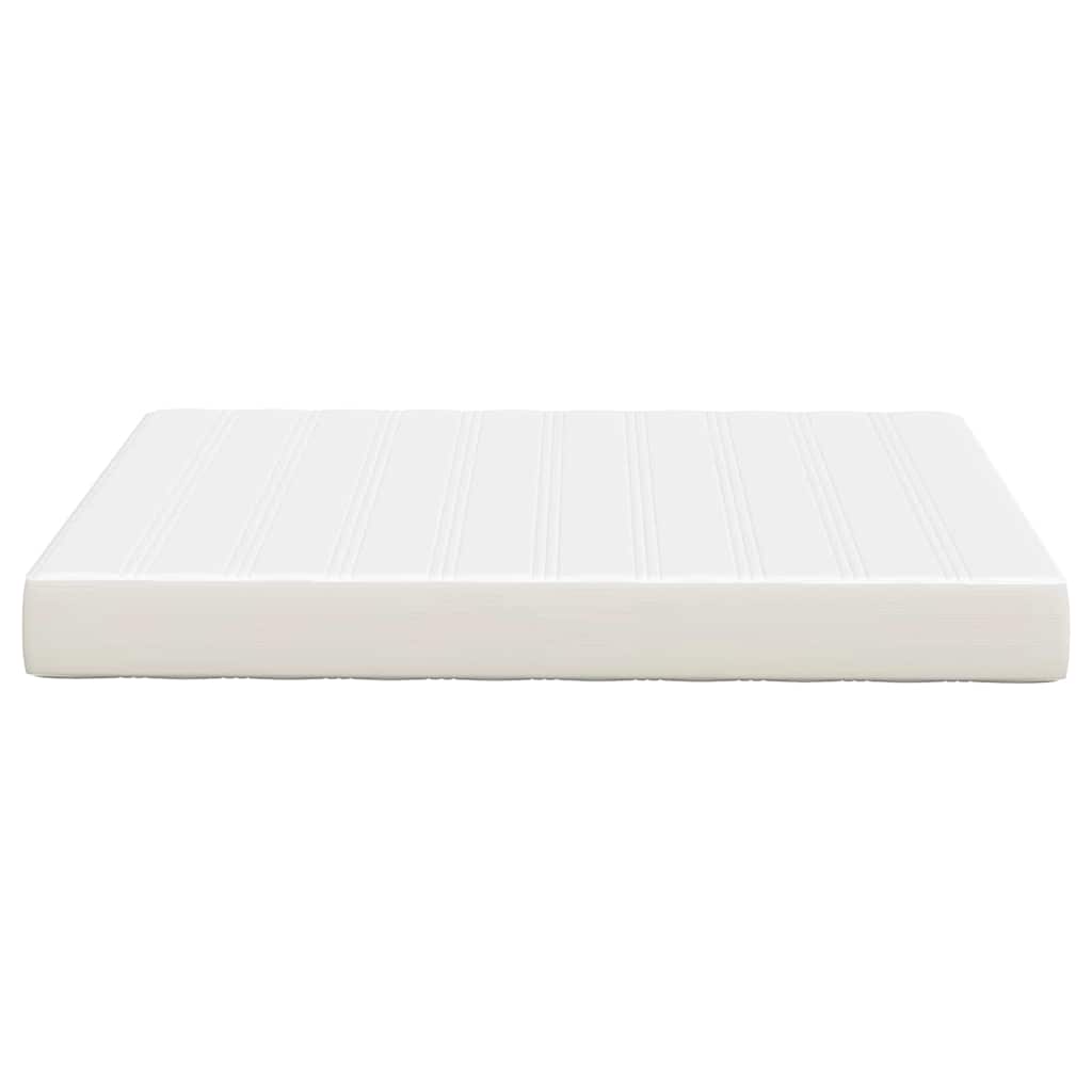Bedmatras met matras Crème 140 x 200 cm Stof