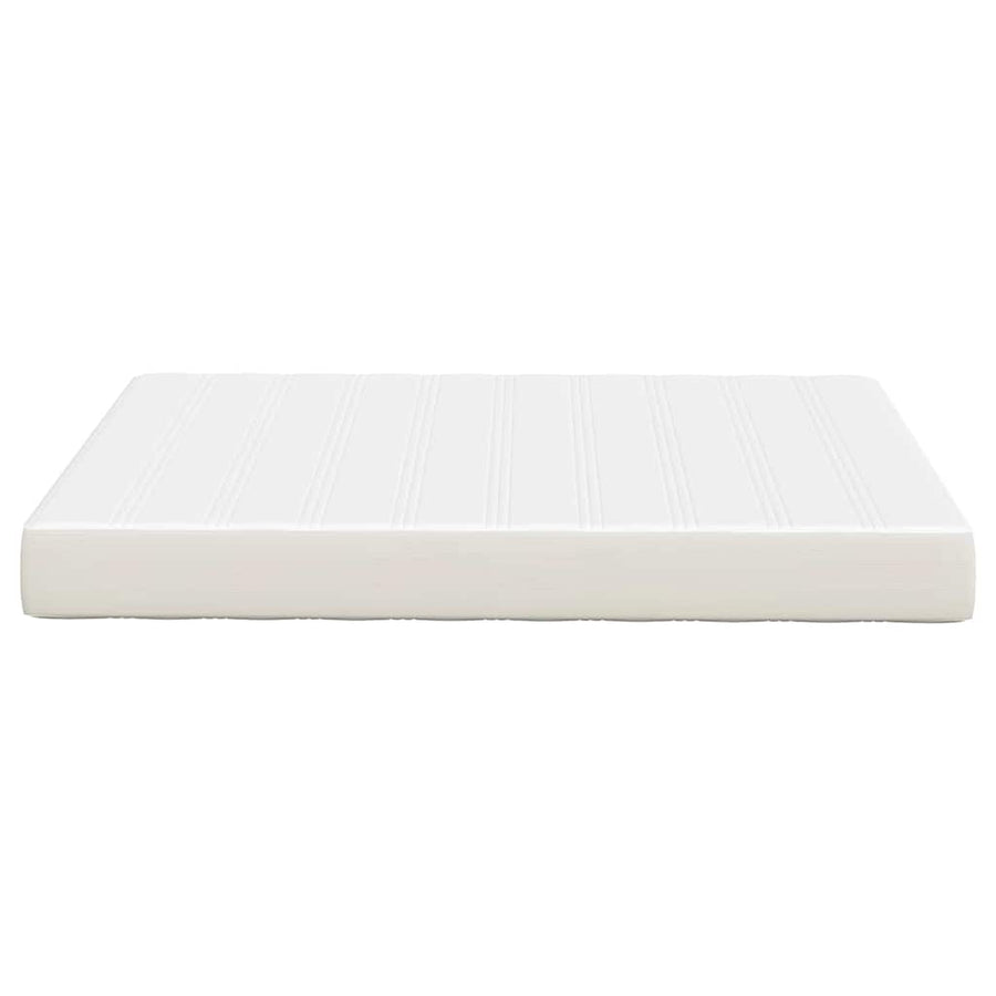 Bedmatras met matras Crème 140 x 200 cm Stof