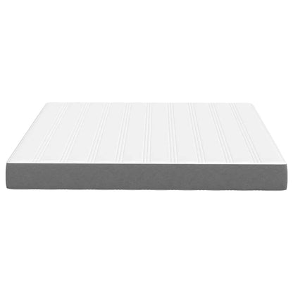 Bedmatras met matras Lichtgrijs 180 x 200 cm Stof