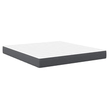 Bedmatras met matras Grijs 180 x 200 cm Stof