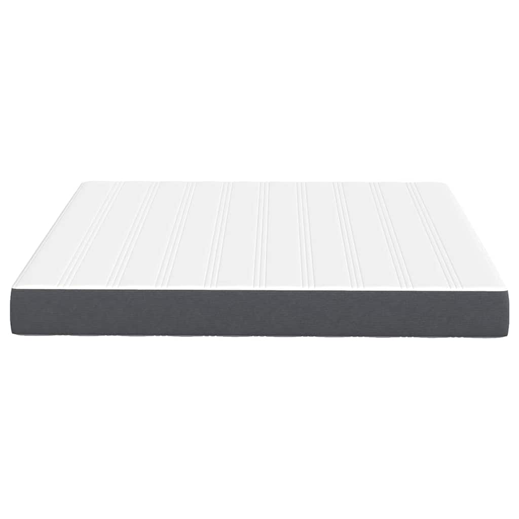 Bedmatras met matras Grijs 180 x 200 cm Stof