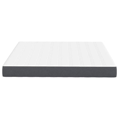 Bedmatras met matras Grijs 180 x 200 cm Stof