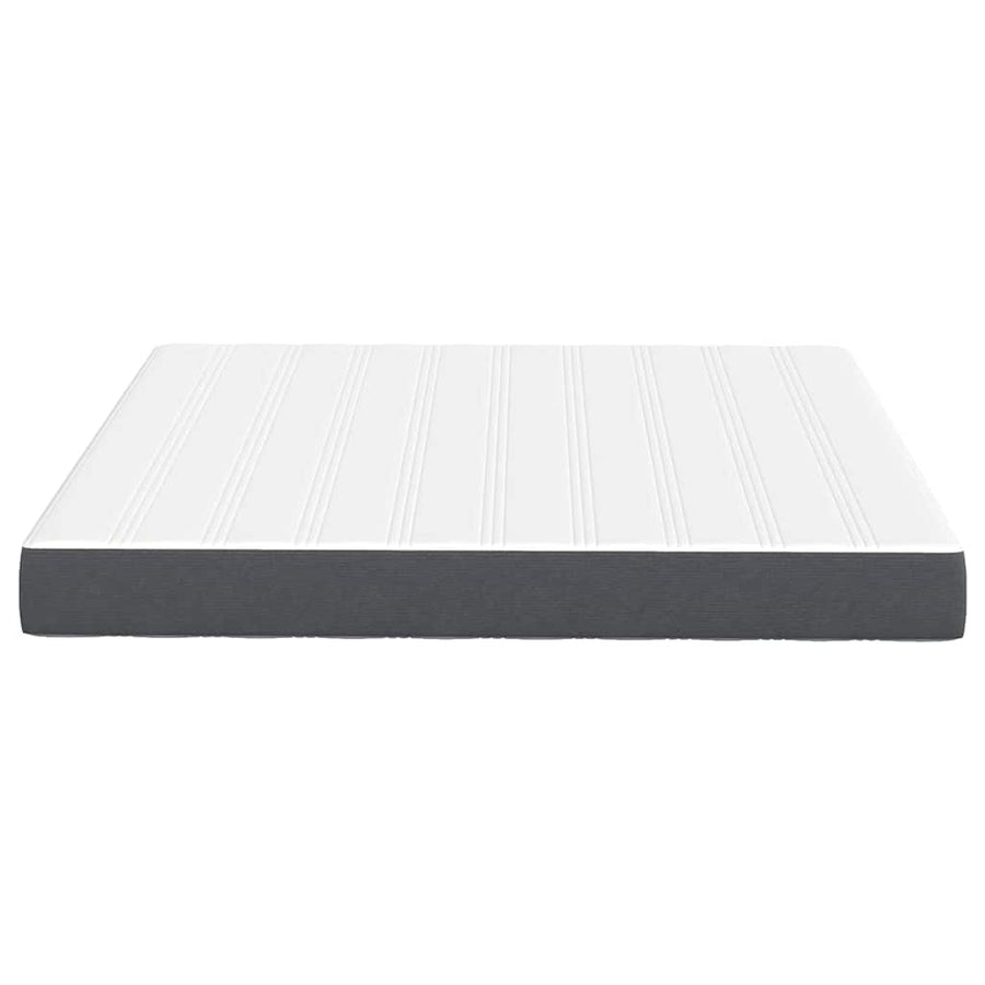 Bedmatras met matras Grijs 180 x 200 cm Stof
