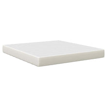 Bedmatras met matras Crème 180 x 200 cm Stof