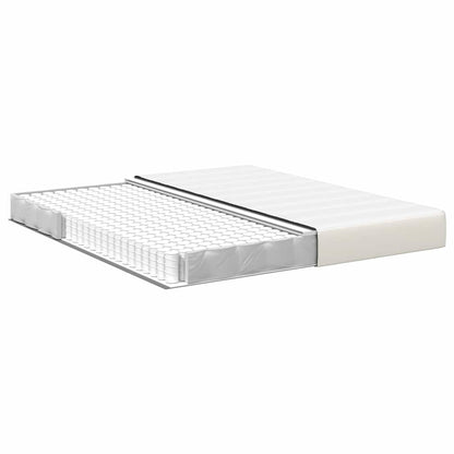 Bedmatras met matras Crème 180 x 200 cm Stof