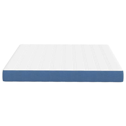 Bedmatras met matras Blauw 180 x 200 cm Stof