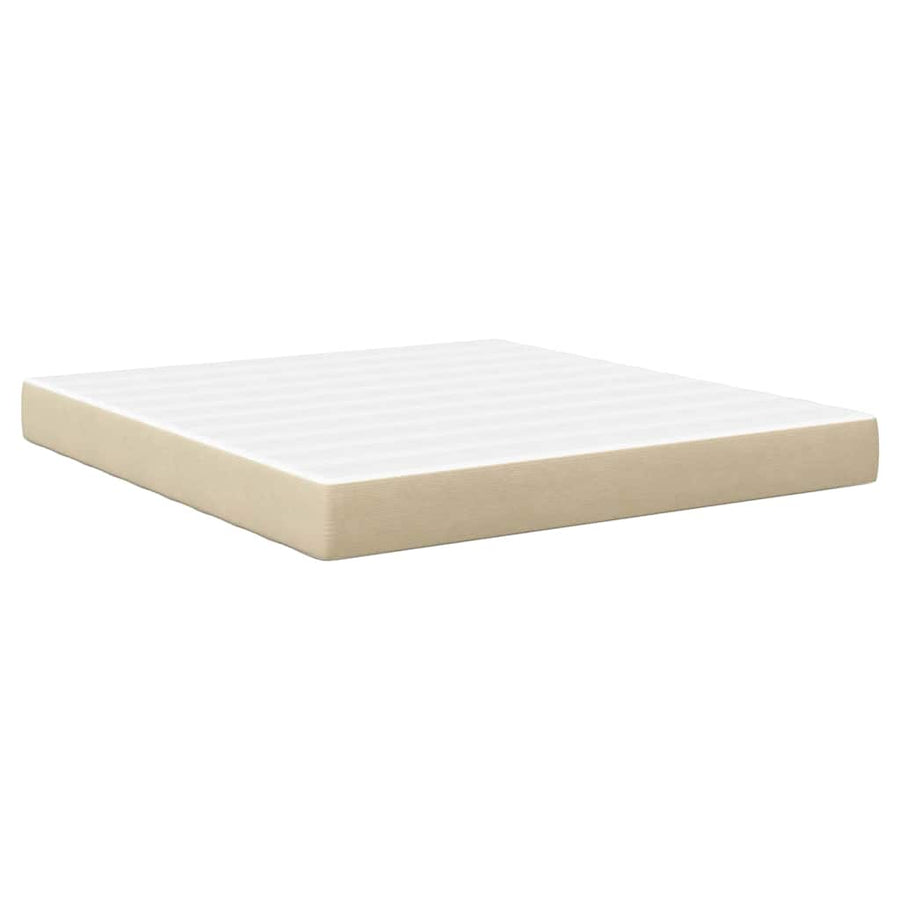 Bedmatras Met Matras Saliegroen Stof 180 x 200 cm