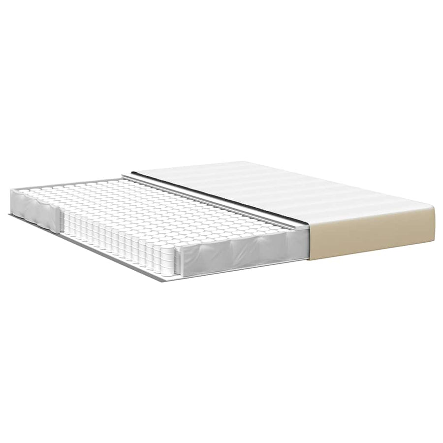 Bedmatras Met Matras Saliegroen Stof 180 x 200 cm