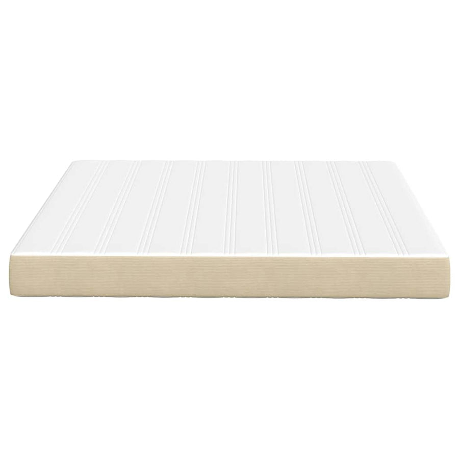 Bedmatras Met Matras Saliegroen Stof 180 x 200 cm