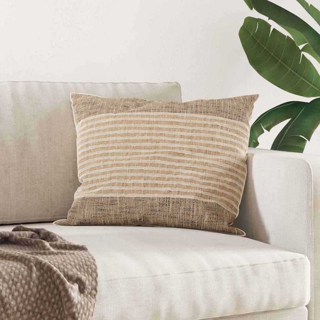 Hoofdkussen met kussen 2 pcs Wit 61 x 41 x 20 cm Polyester