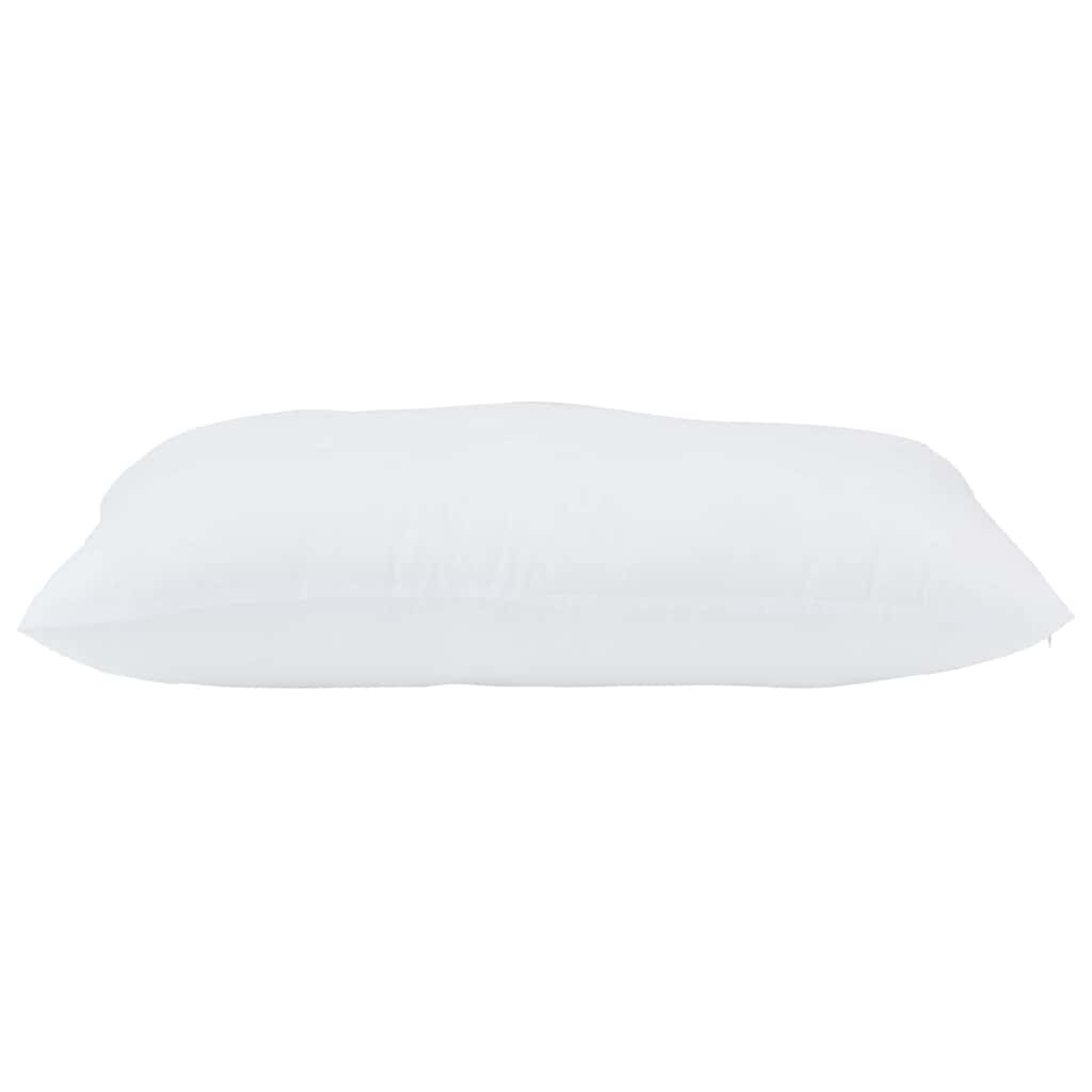 Hoofdkussen met kussen 2 pcs Wit 61 x 41 x 20 cm Polyester