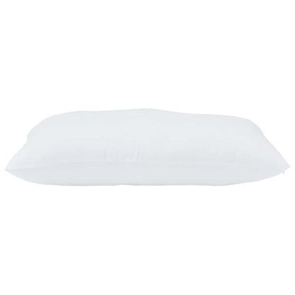 Hoofdkussen met kussen 2 pcs Wit 61 x 41 x 20 cm Polyester