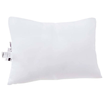 Hoofdkussen met kussen 2 pcs Wit 61 x 41 x 20 cm Polyester