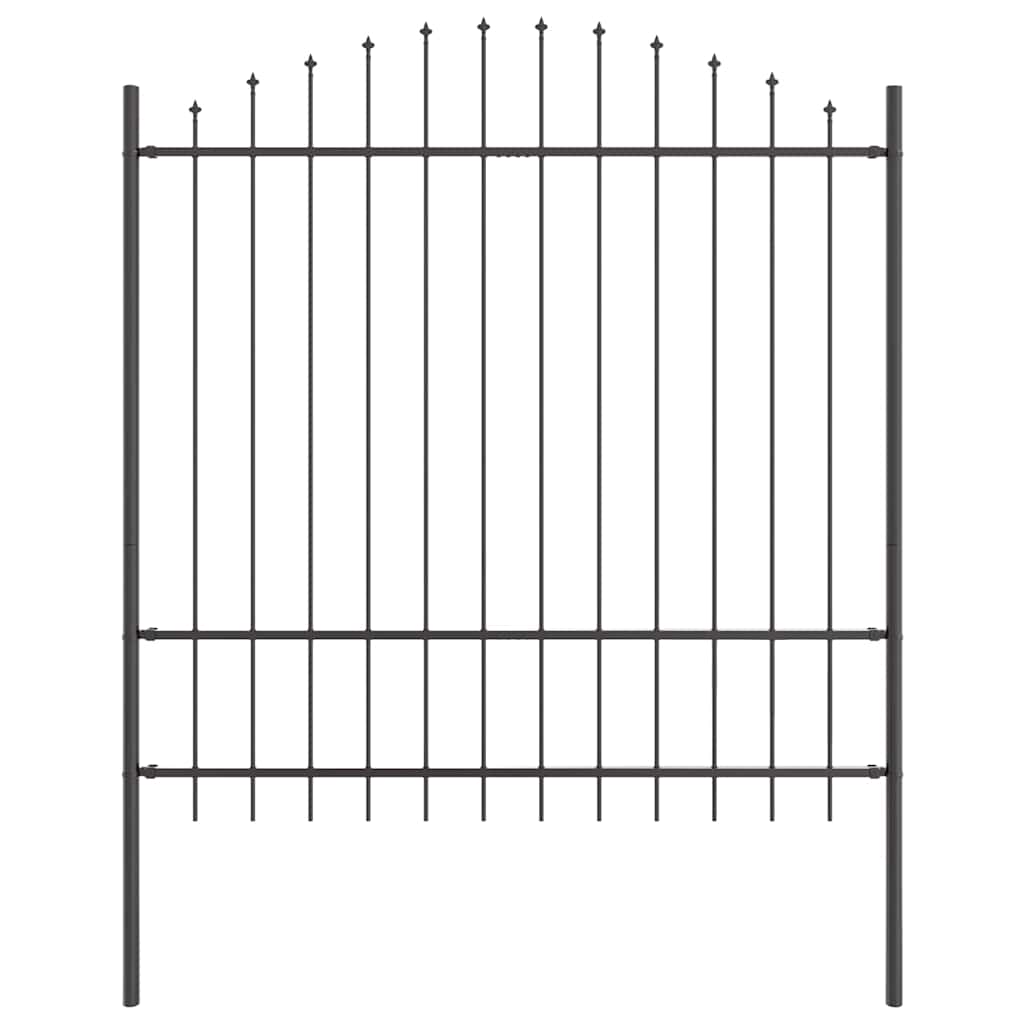 Tuinhek Grijs 170 x 215 cm Gepoedercoat staal