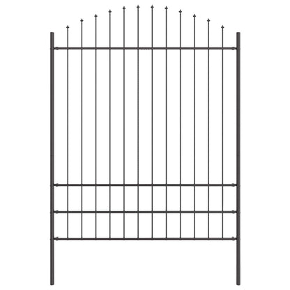 Tuinhek Grijs 170 x 225 cm Gepoedercoat staal