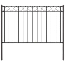Hecelement Grijs 170 x 150 cm Staal