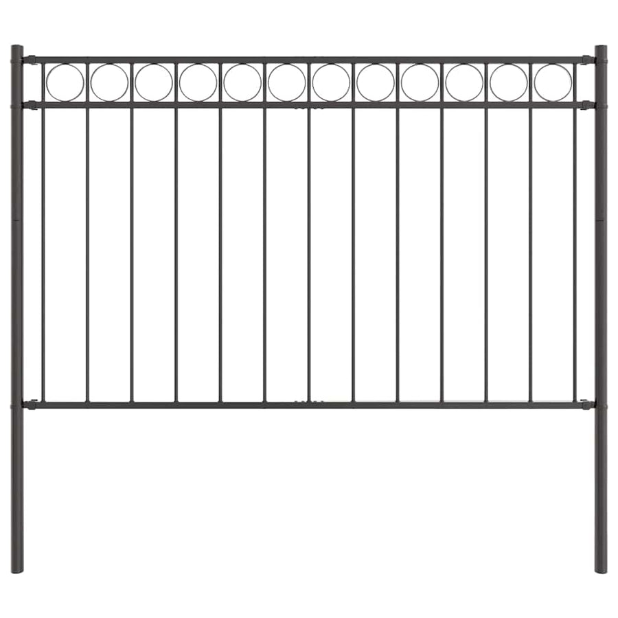 Hecelement Grijs 170 x 150 cm Staal