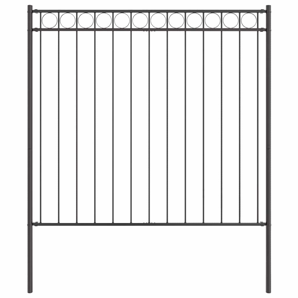 Hecelement Grijs 170 x 200 cm Staal