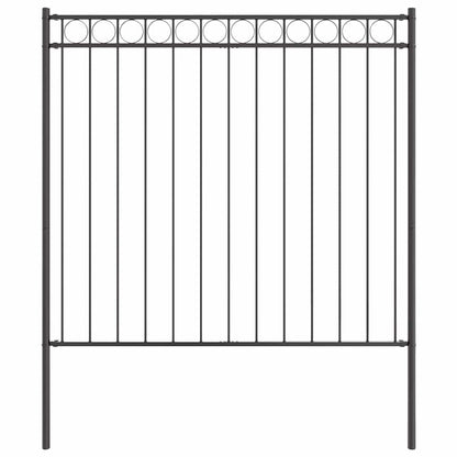 Hecelement Grijs 170 x 200 cm Staal