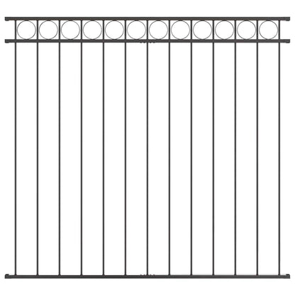 Hecelement Grijs 170 x 120 cm Staal