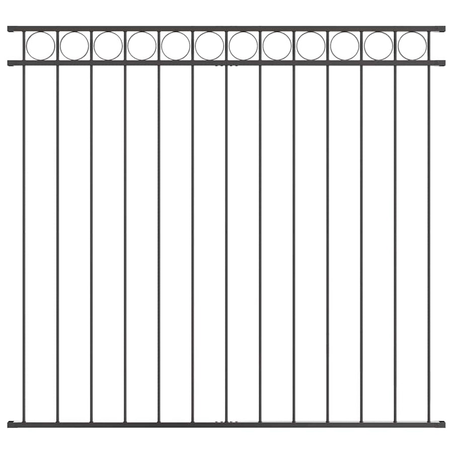 Hecelement Grijs 170 x 120 cm Staal