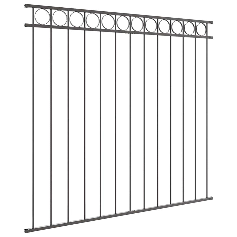 Hecelement Grijs 170 x 150 cm Staal