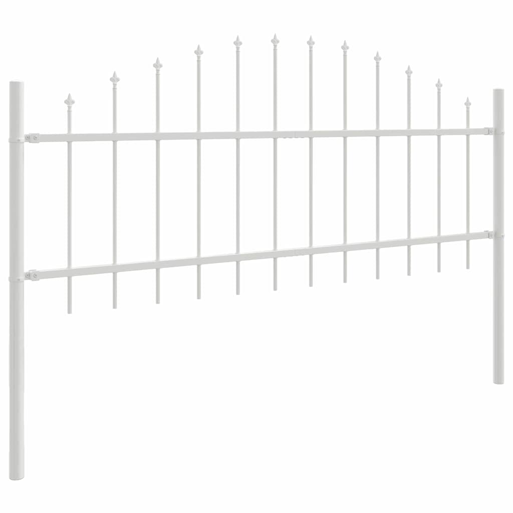 Tuinhek Wit 170 x 140 cm Gepoedercoat staal