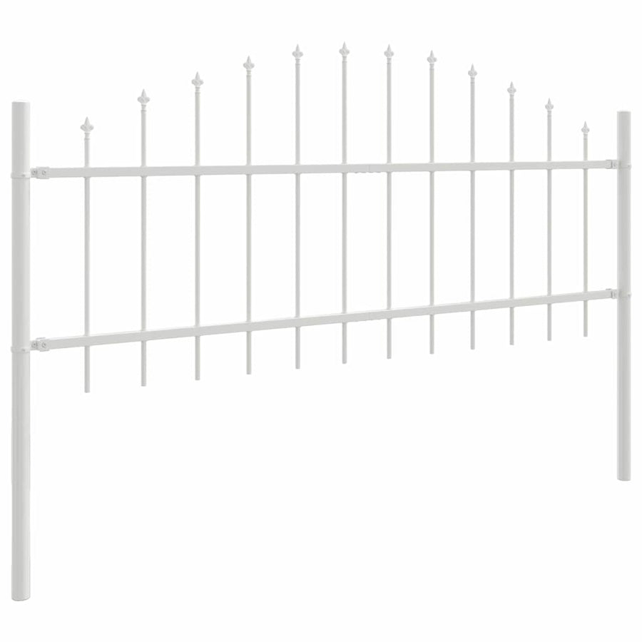 Tuinhek Wit 170 x 140 cm Gepoedercoat staal