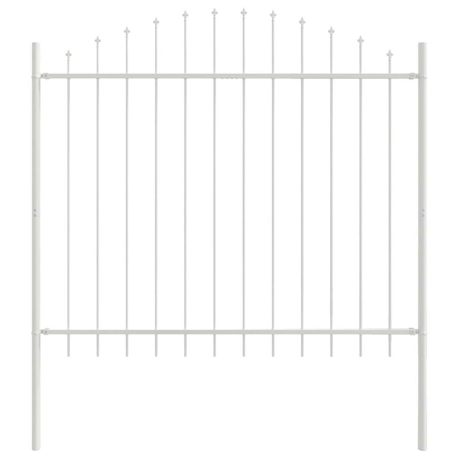 Tuinhek Wit 170 x 165 cm Gepoedercoat staal