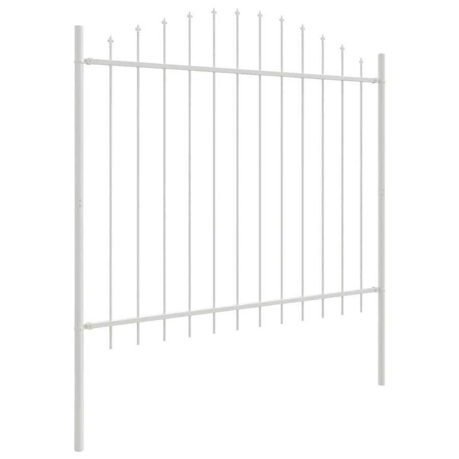 Tuinhek Wit 170 x 165 cm Gepoedercoat staal