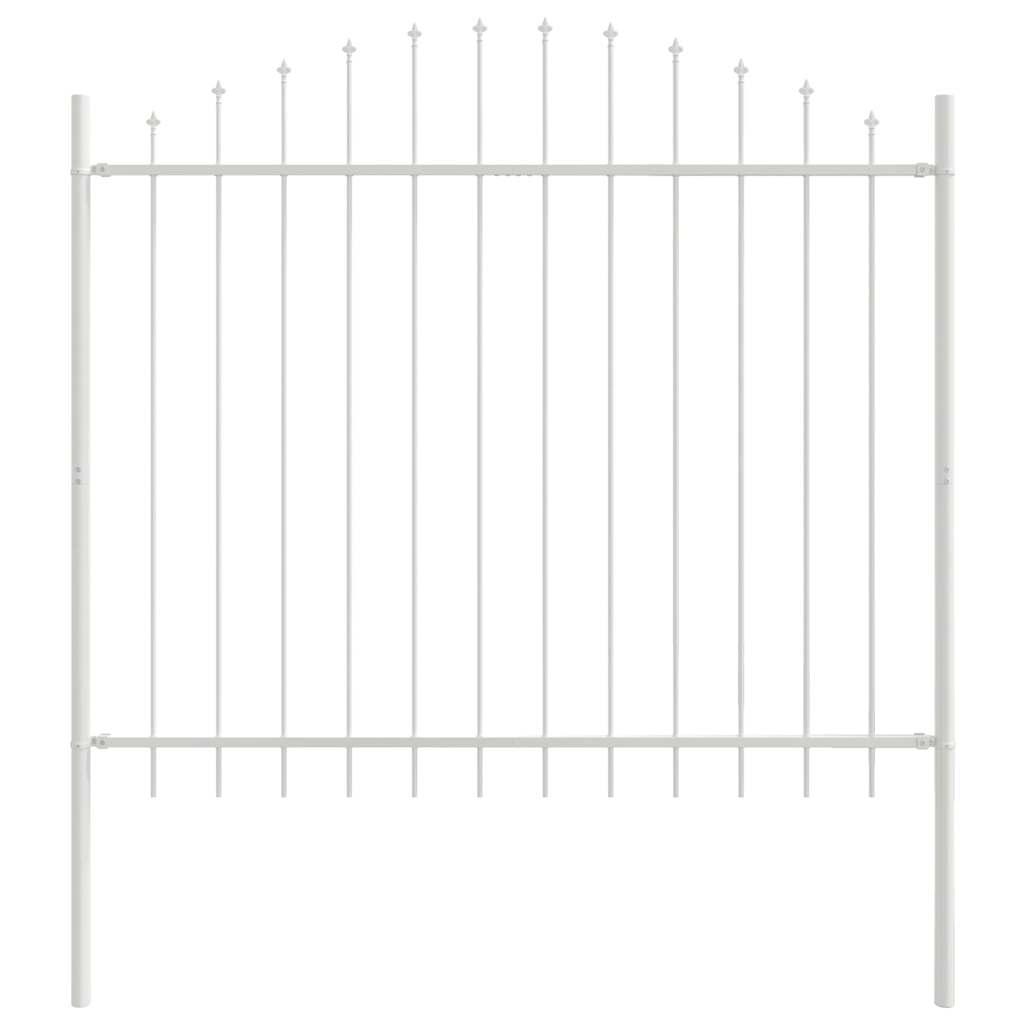 Tuinhek Wit 170 x 190 cm Gepoedercoat staal