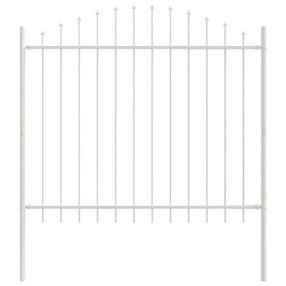 Tuinhek Wit 170 x 190 cm Gepoedercoat staal