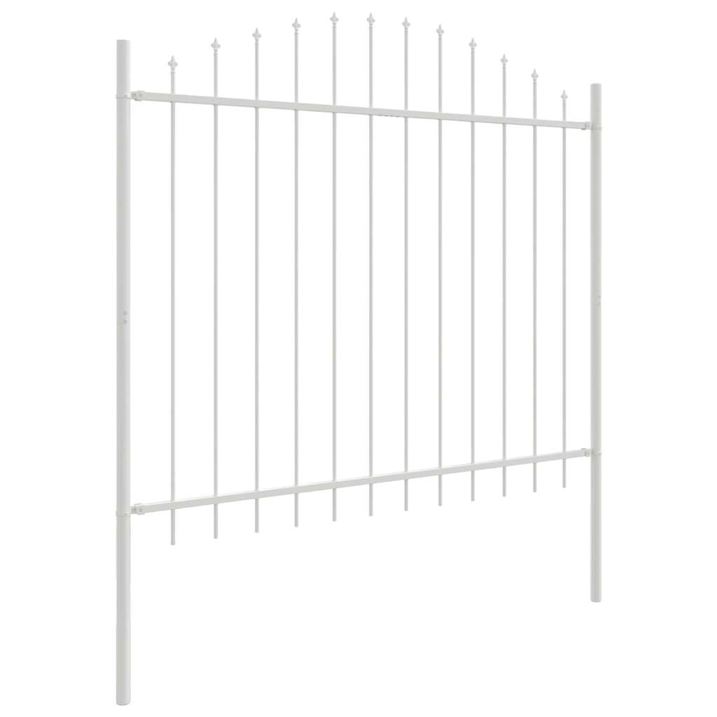 Tuinhek Wit 170 x 190 cm Gepoedercoat staal