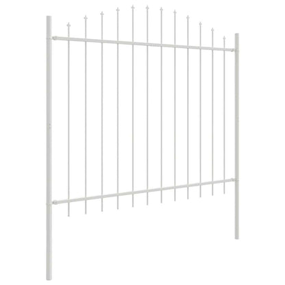 Tuinhek Wit 170 x 190 cm Gepoedercoat staal
