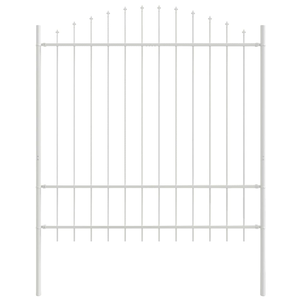 Tuinhek Wit 170 x 215 cm Gepoedercoat staal