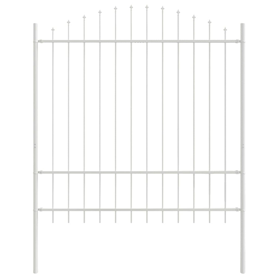 Tuinhek Wit 170 x 215 cm Gepoedercoat staal