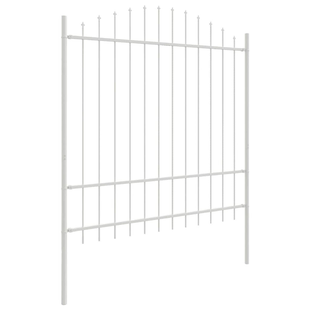 Tuinhek Wit 170 x 215 cm Gepoedercoat staal
